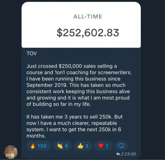 Member testimonial