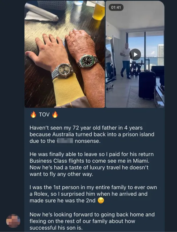 Member testimonial