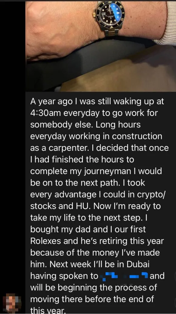 Member testimonial