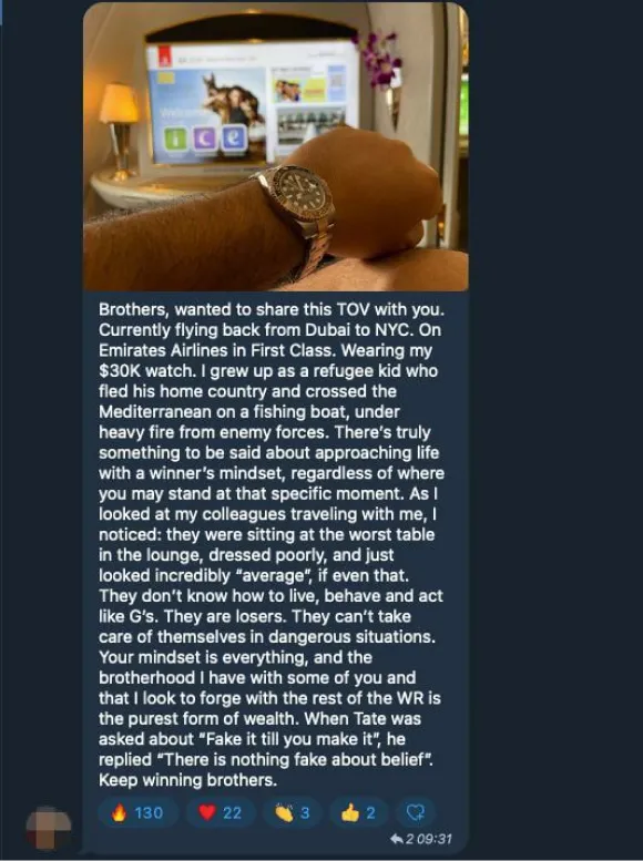 Member testimonial