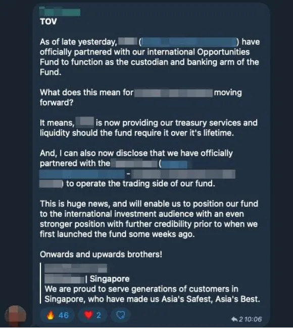 Member testimonial