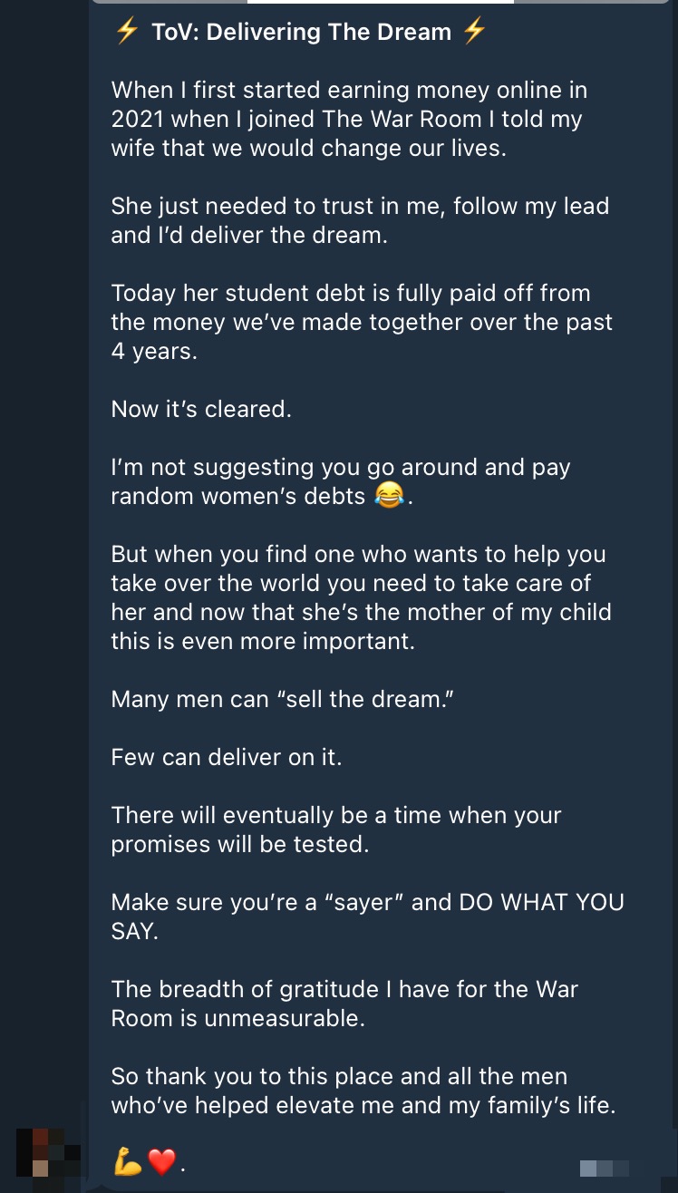 Member testimonial